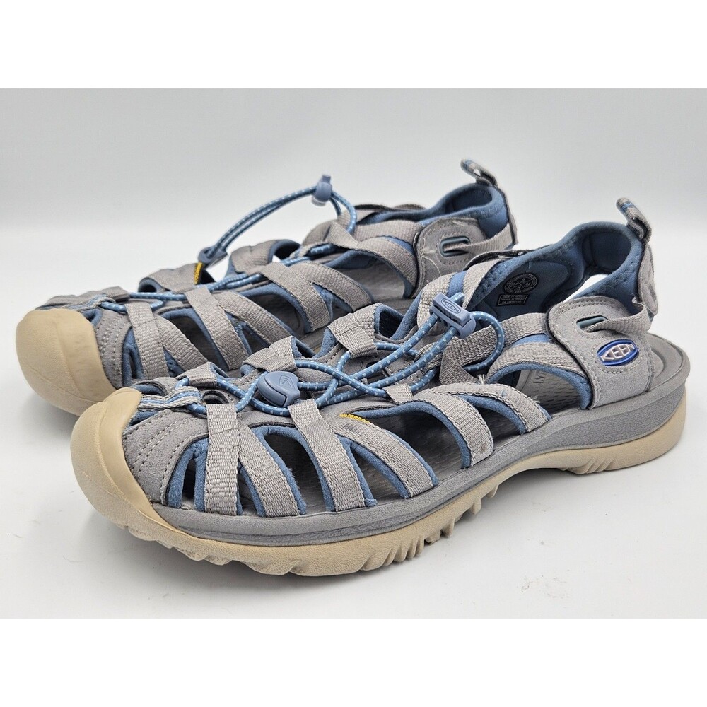 Keen Whisper Womens 1017357 Gray Blue Waterproof Sport Washable Sandals Size 9